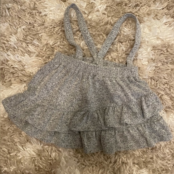 Baby Girl’s Zara Knitwear suspender skirt w/ruffles-Like new-Size 12-18 mo - Picture 3 of 11